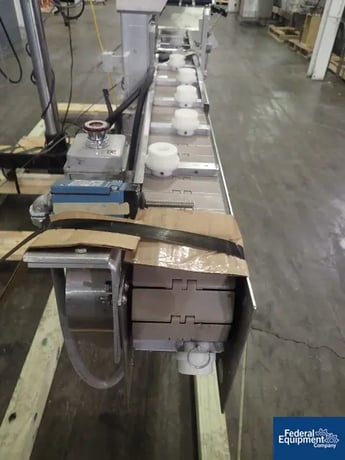 Willett #2300 Top Print Labeler, 4.5" W x 9' L slat conveyor, 115 volt, serial# 9744-0055, #3172-14 - Image 5