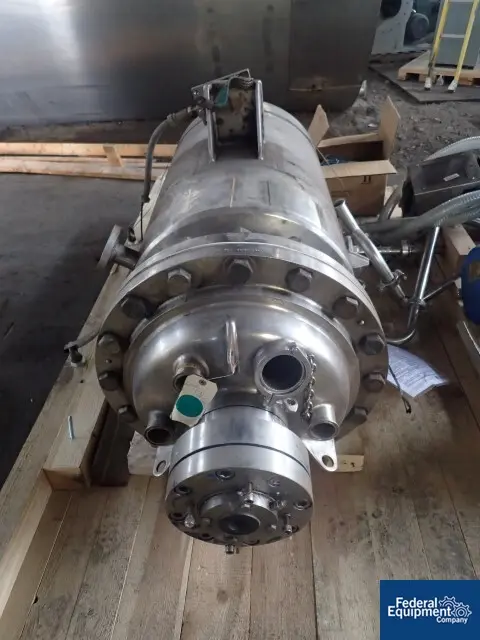 50 gallon Walker, Reactor, 316L Stainless Steel, 50/150 psi, 18" diameter x 42" straight side, removal dish - Image 3