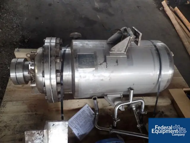 50 gallon Walker, Reactor, 316L Stainless Steel, 50/150 psi, 18" diameter x 42" straight side, removal dish - Image 4