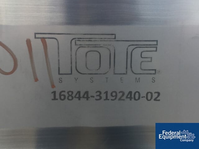 Tote Systems, tote bin, stainless steel, #3240-3 - Image 2