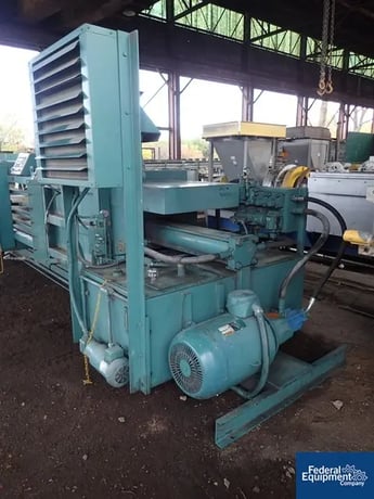 30" x 36" Maren #203-103-A-ET, horizontal automatic tie baler, 50 HP, stands & automatic tie inserter - Image 5