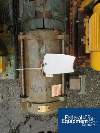 Durco centrifugal pump, Stainless Steel construction, 2" x 1" x 10" impeller, on base with 10 hp, 230/460 V. - Image 2