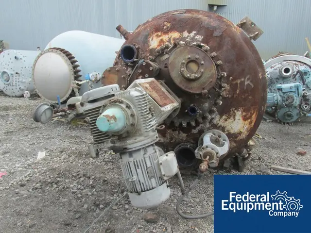 2000 gallon Pfaudler glass lined reactor, 5RW agitator drive, 15 hp, 460 V. explosion proof motor with - Image 5