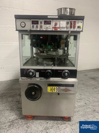 6.5 Ton, Unipress, Tablet Rotary Press, #3480-2 - Image 3