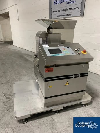 Harro Hofliger #KWS12-S, capsule checkweigh, (12) lanes, with stainless steel hopper and control cabinet, 208 - Image 4