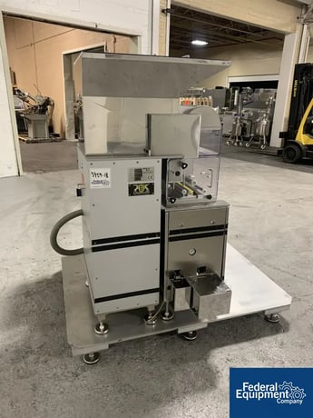 Harro Hofliger #KWS12-S, capsule checkweigh, (12) lanes, with stainless steel hopper and control cabinet, 208 - Image 6
