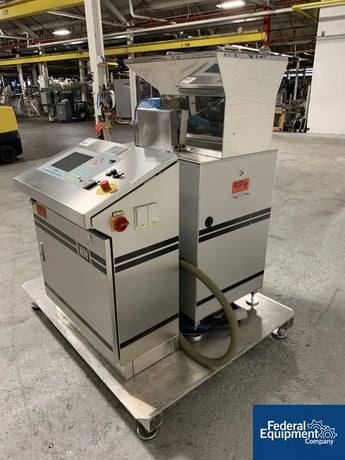 Harro Hofliger #KWS12-S, capsule checkweigh, (12) lanes, with stainless steel hopper and control cabinet, 208 - Image 5