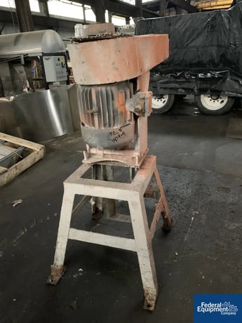 7.5 HP Disperser, Carbon Steel shaft & Stainless Steel 10" blade, 220/440 volt explosion proof motor, missing - Image 5