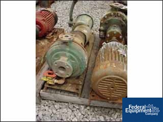 40 GPM, Worthington #D1011, 2" x 1" x 10" centrifugal pump, 316 Stainless Steel, 5 HP, #19339 - Image 1