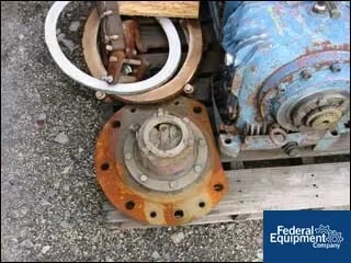 20 HP Pfaudler #5RW, agitator drive, 15:1 gear box ratio, mechanical seal w/lubricator, belt driven, #22474 - Image 2