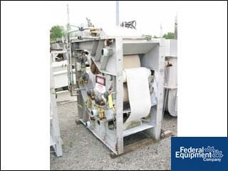 2.4' x 18.6' Eimco Expressor #1PA, Stainless Steel, 12" face, 8' 1" H, 6500#, hyd.dr, 50 HP, 230/460 - Image 1
