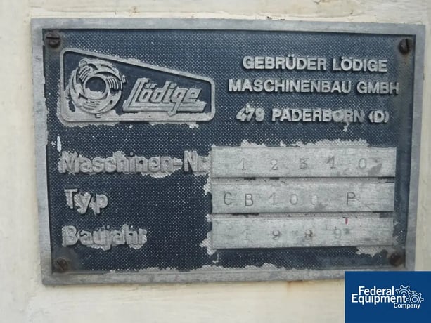 Littleford / Lodige #CB-190, Stainless Steel densifier, #23695 - Image 2