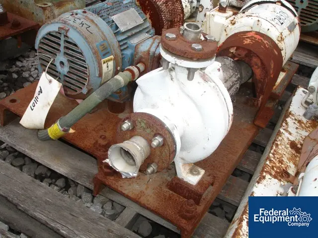 Durco, centrifugal pump, 1.5" x 1" x 6", D4 alloy, 5 HP, #24373 (2 available) - Image 2