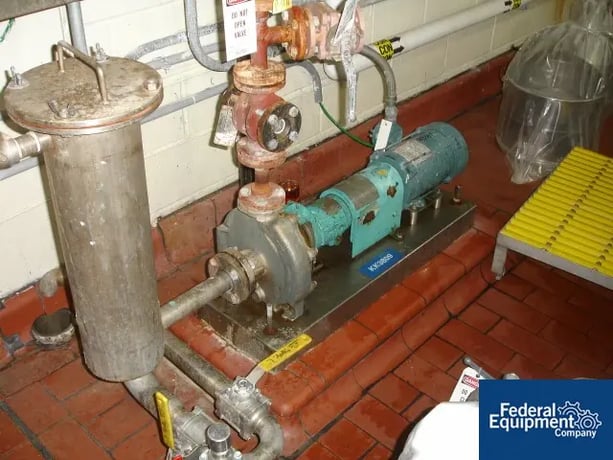 Durco, centrifugal pump, 1.5" x 1" x 8", DC2 alloy, 1 HP, #25010 - Image 1