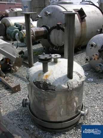 40 gallon Precision Stainless reactor body, 316L Stainless Steel, 30 psi, jacketed for /100 psi #22947 - Image 2
