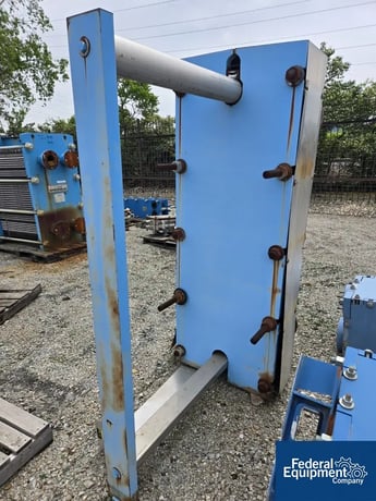 443 sq.ft., Tranter Superchanger, S8-HP-60, plate heat exchanger, Stainless Steel, 100 psi, 2000, #28057 (2 - Image 4