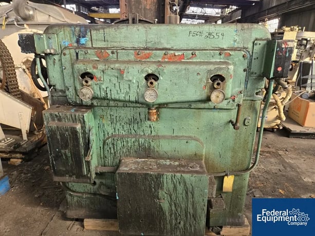 14" x 30" J.h. Day 3 roll mill, cored rolls, manually adjusted first & third rolls, knife discharge, #24554 - Image 3