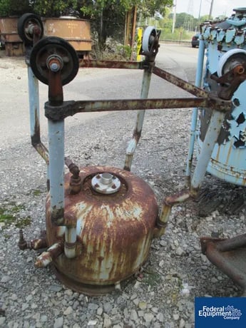 25 gallon Pfaudler glass lined kettle, jacketed for 115 psi @ 650°F, #20251 - Image 2