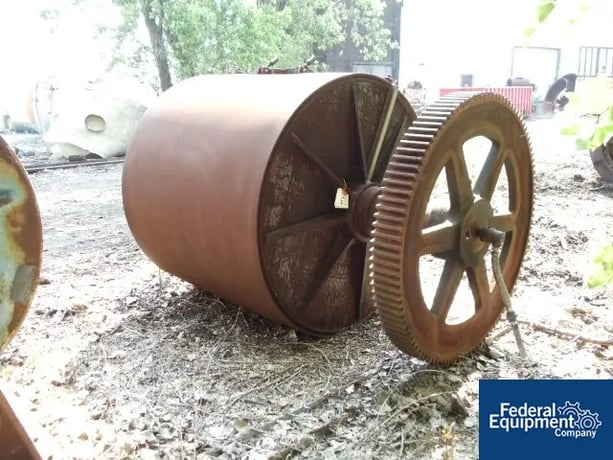 5' x 4' Abbe, pebble mill, jacketed for 14.7 psi @ 250&deg;F, #22751 (2 available) - Image 1