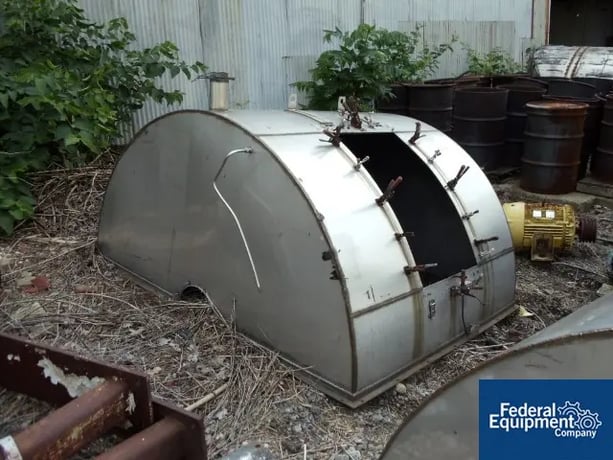 5' x 4' Abbe, pebble mill, jacketed for 14.7 psi @ 250&deg;F, #22751 (2 available) - Image 8