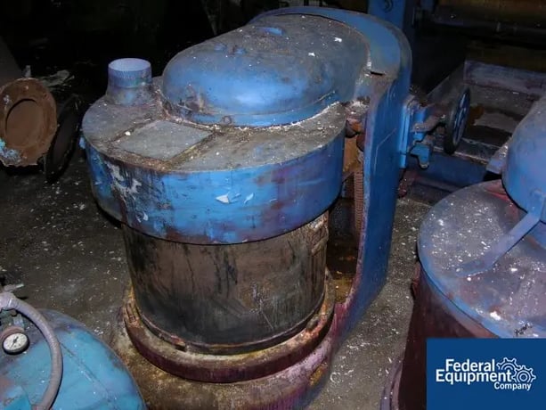 J.H. Day, pony mixer, 40 gallon, Carbon Steel, 7 HP, 220/440 V. motor, hand tilt, #28364 - Image 1