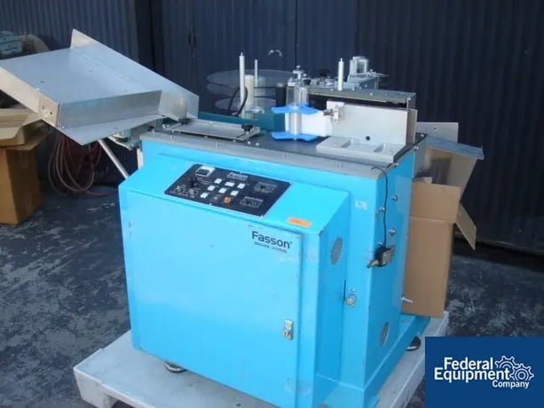 Fasson #ST10D, wrap around labeler, #25664 - Image 1