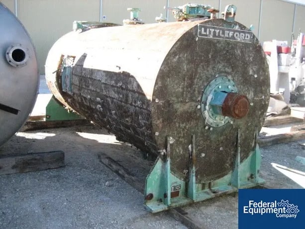 Littleford #FKM-8000D, mixer, Carbon Steel, jacketed, vacuum, #25727 - Image 8