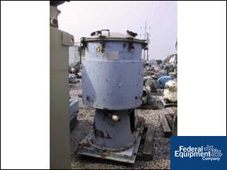 100 gallon Abbe Dispersall Stainless Steel mixer, 15 HP, jacketed bowl, hinged top cover, underdriven, #16257 - Image 1