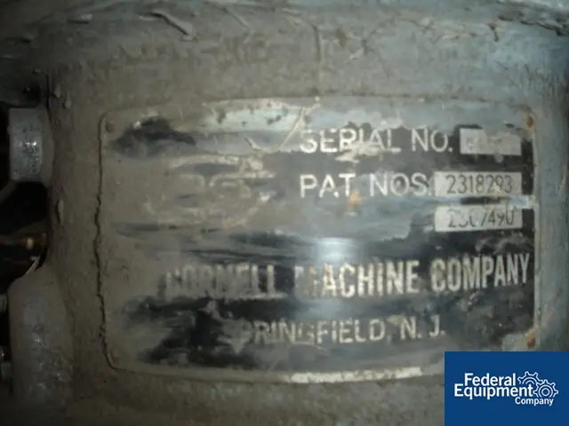 Cornell #D-8, Versator, sanitary stainless steel, 2 HP, #15156 - Image 6
