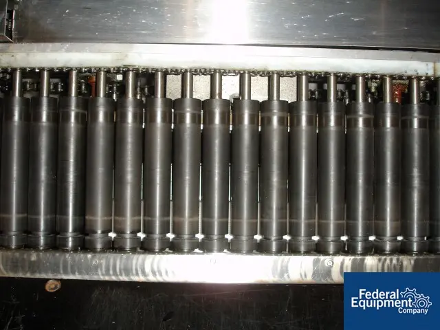 vial inspection, Pro-Quip unit, Stainless Steel base & housing, 7' long conveyor, #27292 - Image 3