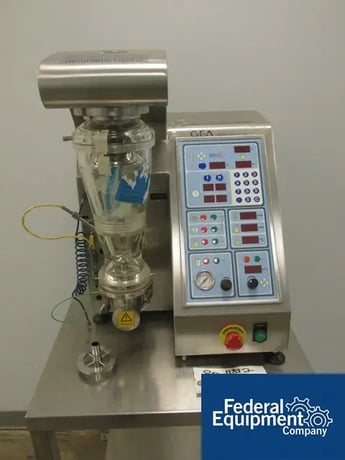 Aeromatic #MP-Micro fluid bed multi-processor, bench top desing, Stainless Steel, 2000, #30202, 2000 - Image 1