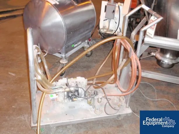 1" Sandpiper #PS1/2A, type TR-1-PP, diaphragm pump, polypropylene construction on cart, #33272 - Image 1