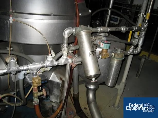 Alfa-Laval Tetra Pack #CRPX714-HGV, separator self cleaning Hermatic centrifuge, 22 KW motor, 1998, #34729 - Image 2