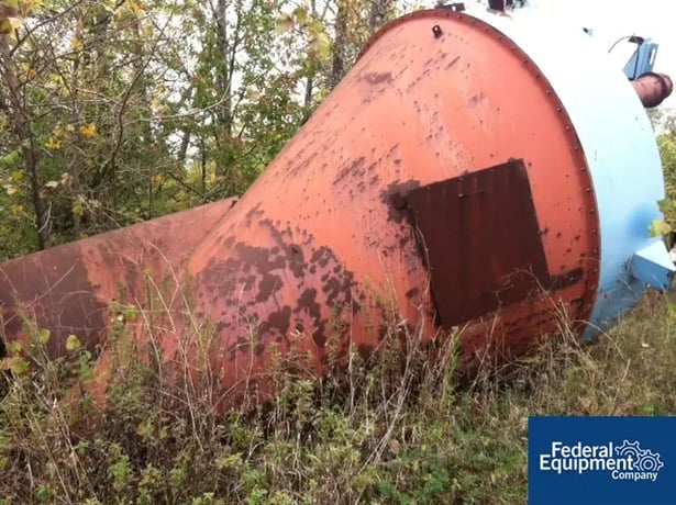 Raymond Mechanical #Wizzer, air separator, 10' diameter x 34" straight side x 12' cone bottom, 200 HP, V-belt - Image 1