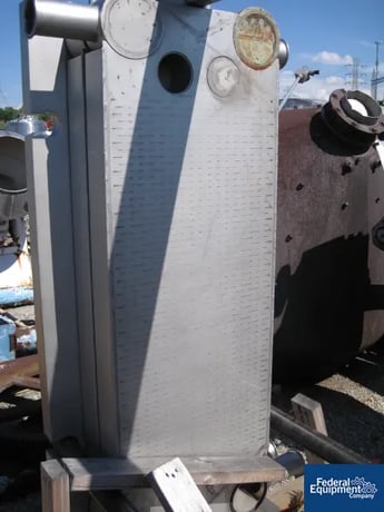 804 sq.ft., Alfa-Laval, H10-RC, Stainless Steel plate & frame heat exchanger, 145 psi, 119 plates, serial - Image 5