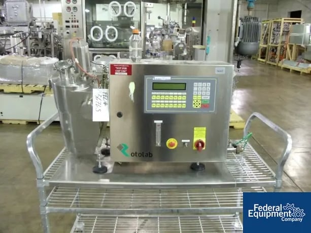 1.8 liter Zanchetta Rotolab, high shear granulating mixer, Stainless Steel, 1.8 liter jacketed swivel bowl - Image 1