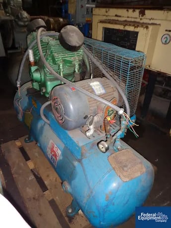 10 HP Speedaire #52405C, air compressor, mounted on Carbon Steel air tank, 230/460 V., #39395 - Image 3
