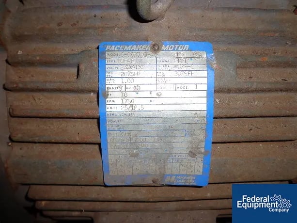 10 HP Speedaire #52405C, air compressor, mounted on Carbon Steel air tank, 230/460 V., #39395 - Image 4