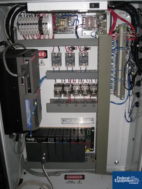 Wrap-ade #VSP-JR, vertical strip packer, Servo driven, Koyo PLC controls, 1/2 HP, 180 V.drive, touch screen - Image 7