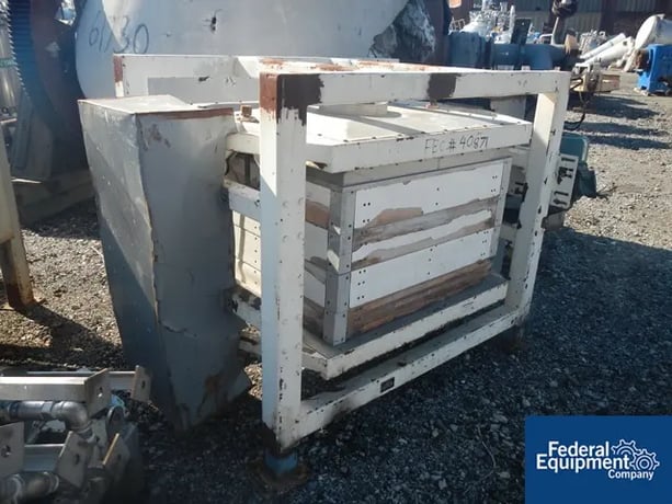 34" x 34" Great Western #711, sifter, 4-deck, on base w/1.5 HP, 230/460 V. motor, serial #2303, #40871 - Image 1