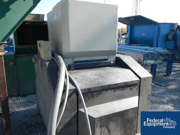 18" x 24" Conair #CW1824, granulator, 3-knife open rotor, 25 HP, 460 V. motor, sound enclosure, 2007, #40880 - Image 3
