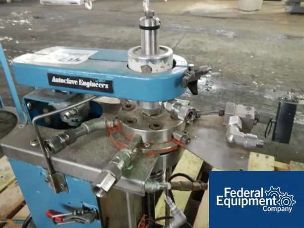 Autoclave Engineers, 316 Stainless Steel reactor, bolt-on flat top, dish bottom, 5300 psi @ 550&deg;F, water - Image 6
