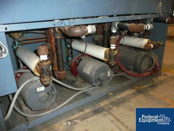 4.5 KW Capitol #CMW-HF-9020, 3-zone sheet stack temp.ctrl.stand, each w/(2) 4.5 KW elec.htrs, pumps, serial - Image 3