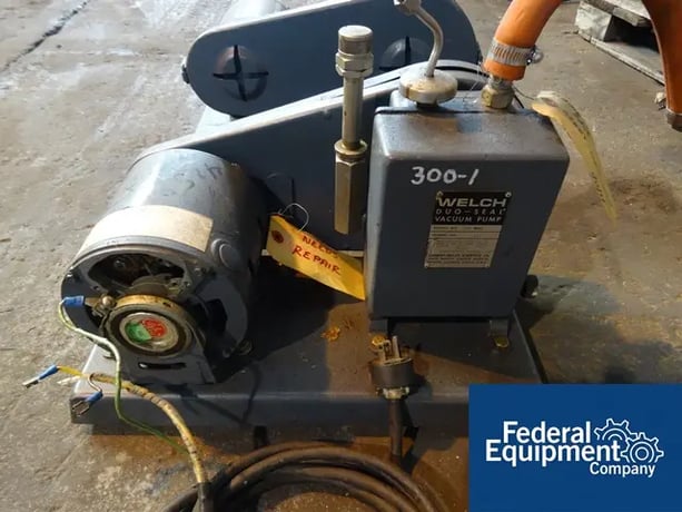 1.2 CFM, Welch #1399, 1/3 HP, 115 V., serial #14061 & #12481, (1) lot of (2 available), #42583 - Image 3