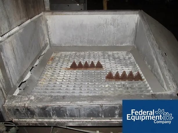 Dump Station, Young #10X8-C, Stainless Steel bag dump, 5" x 5" dump area, integrally mtd.dust filter - Image 4