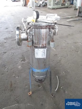 8" York #HSSB113F-RSCPP-CRN, basket filter, Stainless Steel, 8" diameter x 18" deep, 150 psi @ 225&deg;F, #43217 - Image 2
