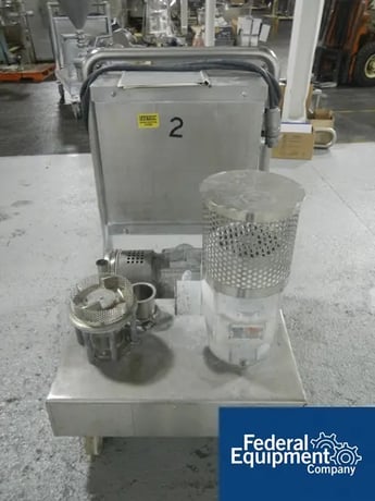Tri-Clover #F3218mb-b40, Tri-Blender, Stainless Steel, 10 HP, 8" dia.impeller, 1.5" liquid inlet, 3" powder - Image 5