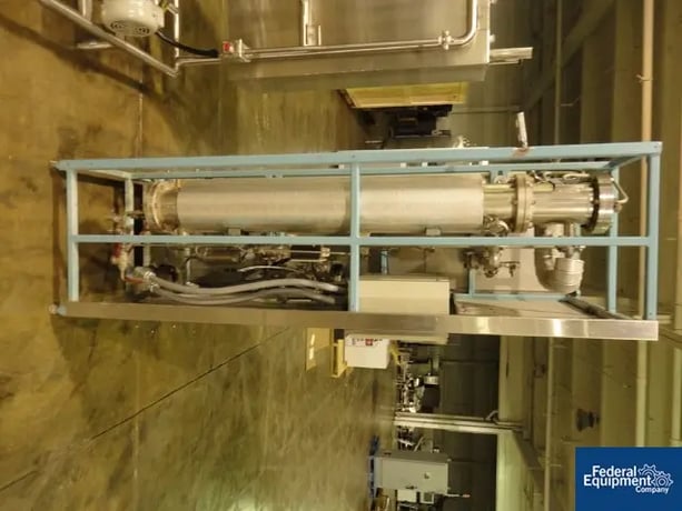 Finn Aqua #200-H-1, single effect still w/heat exchanger, 116 psi @ 347°F shell & tube sides, controls, s/n - Image 3