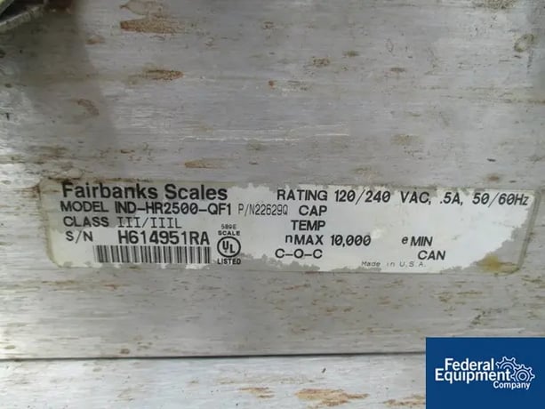 Fairbanks, 4' x 4' Platform Floor Scale w/Digital Readout, #44886 (3 available) - Image 3