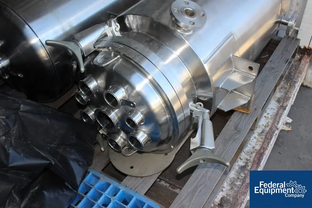 13.20 gallon Allegheny Bradford, Stainless Steel reactor, 50 liter, 50 psi & FV @ 302° int, jacketed 100 psi - Image 2